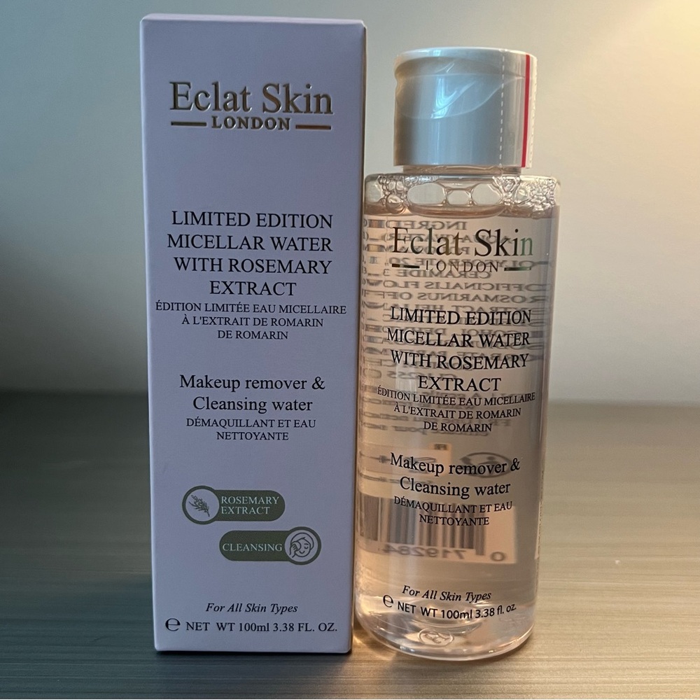 NIB Eclat Skin London Limited Edition Micellar Water with Rosemary Extract 100mL